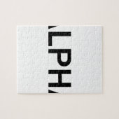 アルファ(黒) ジグソーパズル (横)