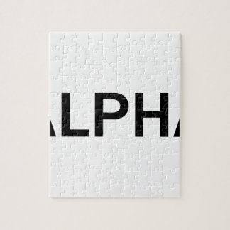 アルファ(黒) ジグソーパズル