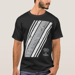 アルファBravoチャーリーのデルタのエコーは国家ゴルフフォックストロッ Tシャツ