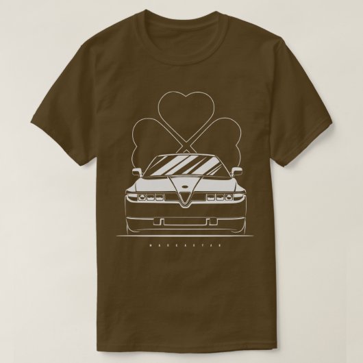 アルファSZザガト Tシャツ (デザイン正面)