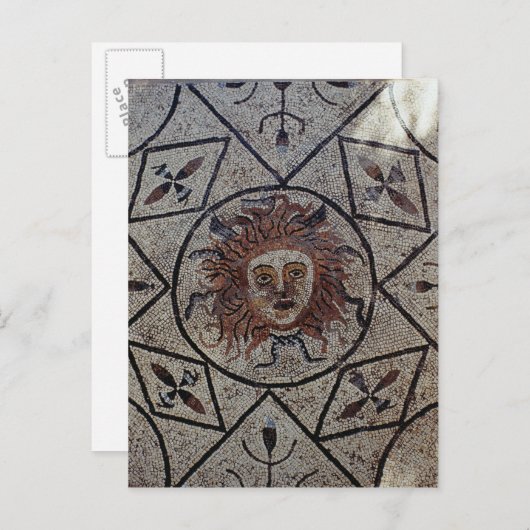 アルフェウス家のローマのモザイク ポストカード (正面/裏面)