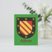 アルフェレスファミリーヘラルディックシールド ポストカード (スタンド正面)