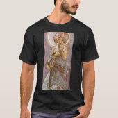 アルフォネスミュシャ~ザ・ムーン1902 Tシャツ (正面)