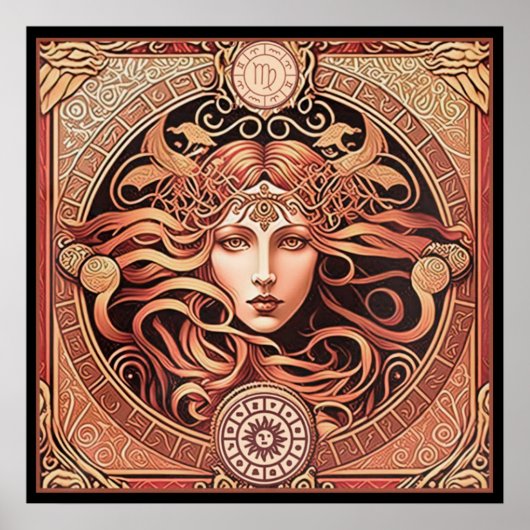 アルフォンスマリアミュシャ～アールヌーボー1 300アルフォンス ポスター (正面)