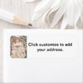 アルフォンスミュシャのF.シャンペノワインプリメウルエディテュール ラベル (インサイチュ)