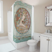 アルフォンスミュシャアイビー シャワーカーテン (インサイチュ)