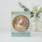 アルフォンスミュシャアイビー ポストカード (スタンド正面)