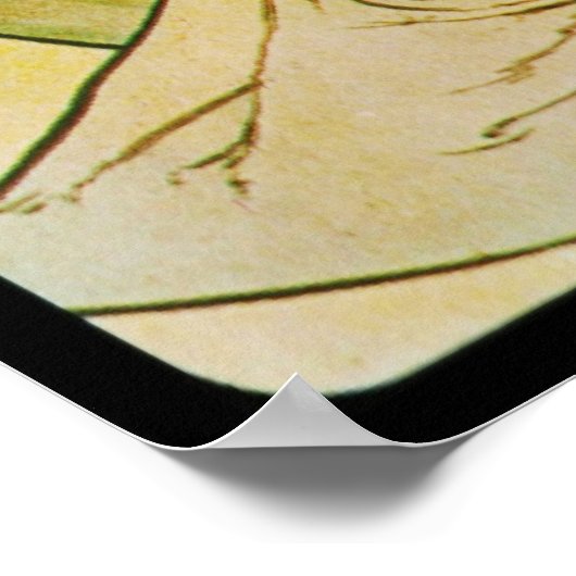 アルフォンスミュシャアイリス ポスター (角)