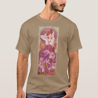 アルフォンスミュシャアメジスト2 Tシャツ