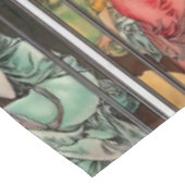 アルフォンスミュシャアート，アールヌーボー,ヴィンテージ，女性，be テーブルクロス (アングル)