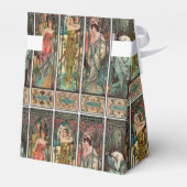 アルフォンスミュシャアート,アールヌーボー,ヴィンテージ,女性,be フェイバーボックス (裏面サイド)