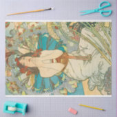 アルフォンスミュシャアールデコアールヌーボーデクページ 薄葉紙 (クラフト)