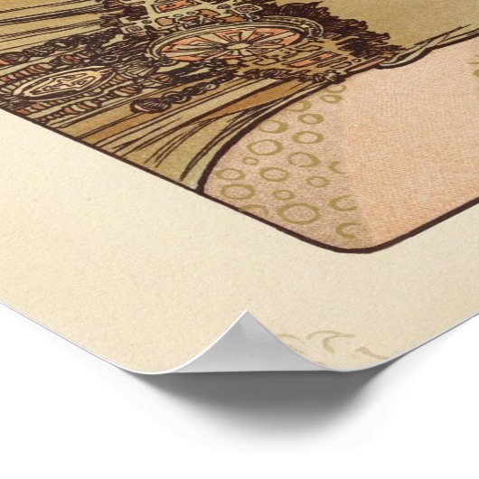 アルフォンスミュシャアールデコ ポスター (角)