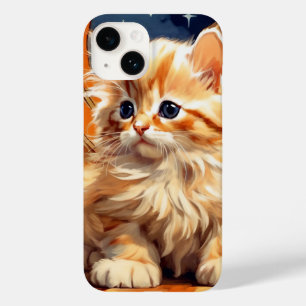 アルフォンスミュシャアールヌーボーオレンジキャット Case-Mate iPhone 14ケース