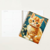 アルフォンスミュシャアールヌーボーキャット プランナー手帳 (ディスプレー)