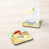 アルフォンスミュシャアールヌーボーサマー コースター (右側)