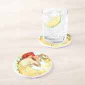 アルフォンスミュシャアールヌーボーサマー コースター (側面)