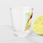 アルフォンスミュシャアールヌーボーサマー ショットグラス (左)