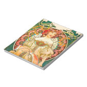 アルフォンスミュシャアールヌーボーデイドリーム ノートパッド (回転)