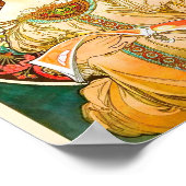 アルフォンスミュシャアールヌーボーデイドリーム ポスター (角)