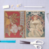 アルフォンスミュシャアールヌーボーフォーアーティスト 薄葉紙 (クラフト)