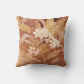 アルフォンスミュシャアールヌーボーフローラ詳細 クッション (裏面)