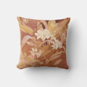 アルフォンスミュシャアールヌーボーフローラ詳細 クッション (正面)