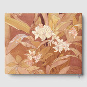 アルフォンスミュシャアールヌーボーフローラ詳細 ゲストブック (裏面)