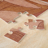 アルフォンスミュシャアールヌーボーフローラ詳細 ジグソーパズル (側面)