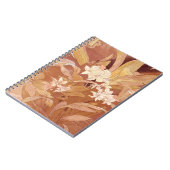 アルフォンスミュシャアールヌーボーフローラ詳細 ノートブック (左側)