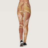 アルフォンスミュシャアールヌーボーフローラ詳細 レギンス (裏面)