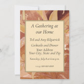 アルフォンスミュシャアールヌーボーフローラ詳細 招待状 (裏面)