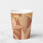 アルフォンスミュシャアールヌーボーフローラ詳細 紙コップ (右)