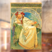 アルフォンスミュシャアールヌーボープリンセスヒヤシンス ウィンドウサイン (シート2)