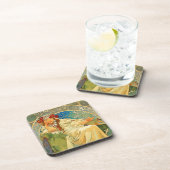 アルフォンスミュシャアールヌーボープリンセスヒヤシンス コースター (右側)