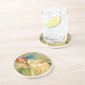 アルフォンスミュシャアールヌーボープリンセスヒヤシンス コースター (側面)