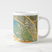 アルフォンスミュシャアールヌーボープリンセスヒヤシンス ジャンボコーヒーマグカップ (右)