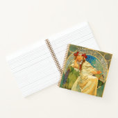 アルフォンスミュシャアールヌーボープリンセスヒヤシンス ノートブック (内部)