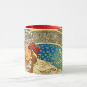 アルフォンスミュシャアールヌーボープリンセスヒヤシンス マグカップ (中央)