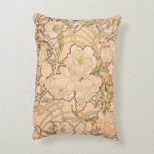 アルフォンスミュシャアールヌーボーペオニー アクセントクッション (裏面(縦))