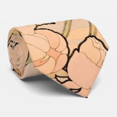 アルフォンスミュシャアールヌーボーペオニー ネクタイ (ロール)