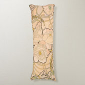 アルフォンスミュシャアールヌーボーペオニー ボディピロー (正面縦)