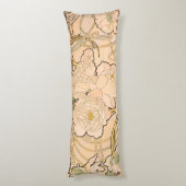 アルフォンスミュシャアールヌーボーペオニー ボディピロー (裏面 (縦))