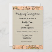 アルフォンスミュシャアールヌーボーペオニー 招待状 (正面)