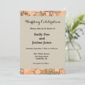 アルフォンスミュシャアールヌーボーペオニー 招待状 (スタンド正面)