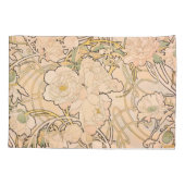 アルフォンスミュシャアールヌーボーペオニー 枕カバー (裏面)