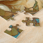 アルフォンスミュシャアールヌーボーホワイトキャット ジグソーパズル (側面)