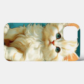 アルフォンスミュシャアールヌーボーホワイトキャット Case-Mate iPhoneケース (裏面 (横))