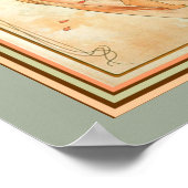 アルフォンスミュシャアールヌーボーポスター12 x 16 ポスター (角)