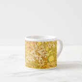 アルフォンスミュシャアールヌーボーユリ花 エスプレッソカップ (正面右)